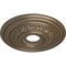 Ekena Millwork Orleans Ceiling Medallion (Fits Canopies up to 4 5/8"), 17 5/8"OD X 3 5/8"ID X 1 7/8"P, Warm Silver CM17OLWSS - alternate 5